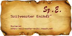 Szilveszter Enikő névjegykártya
